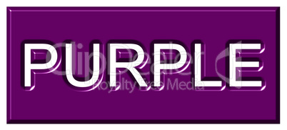 3d Purple Badge