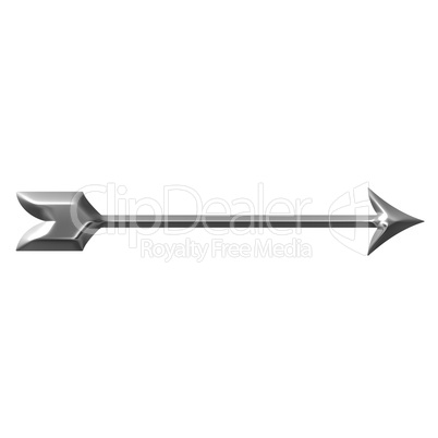 3D Silver Arrow