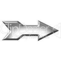 3D Silver Arrow