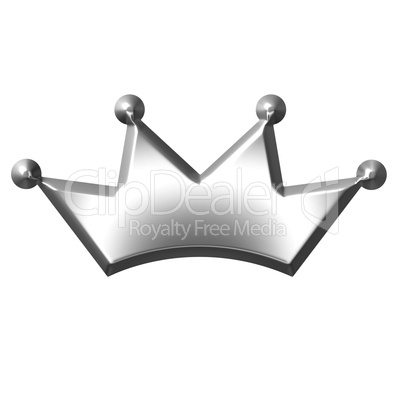 3D Silver Crown