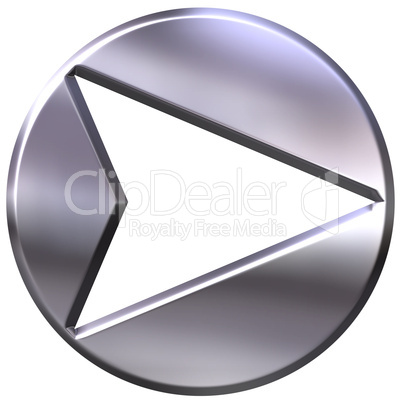 3D Silver Framed Arrow