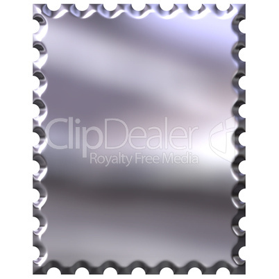 3D Silver Stamp