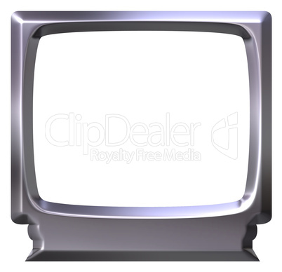 3D Silver TV
