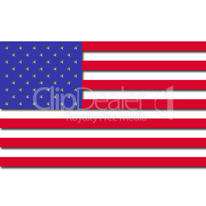 3D USA Flag