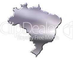 Brazil 3D Silver Map