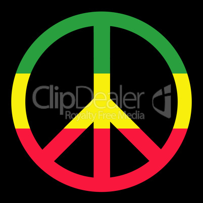 Colorful Peace Symbol