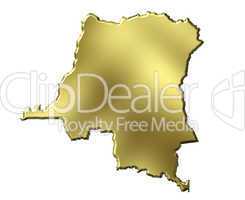 Congo the Democratic Republic of the, 3d Golden Map