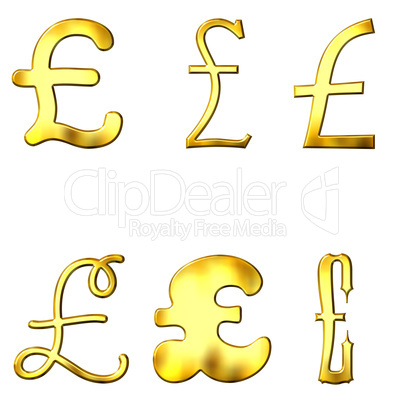 Eccentric Golden Pound Symbols