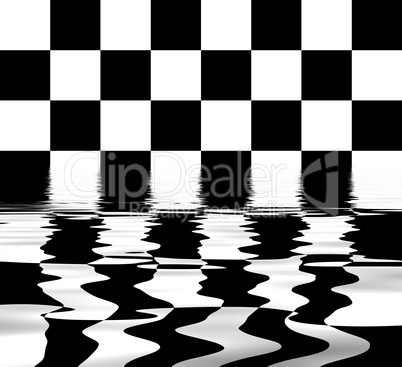 Flooded chess board