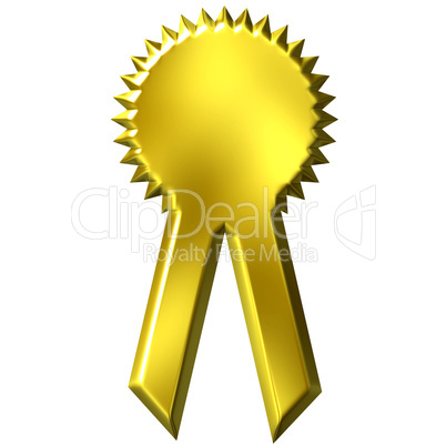 Golden Award Ribbon