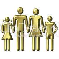 Golden Family Value Concept