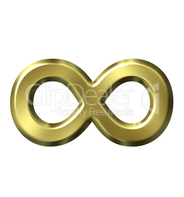 Golden Infinity Symbol