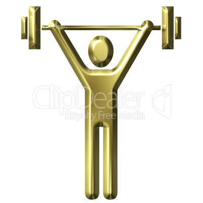 Golden Weight Lifter