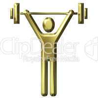 Golden Weight Lifter