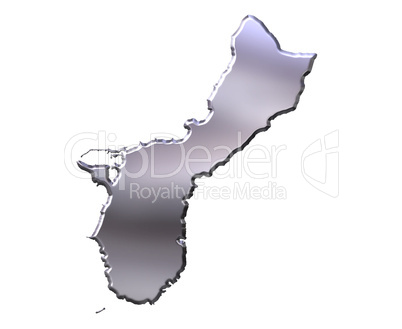 Guam 3D Silver Map