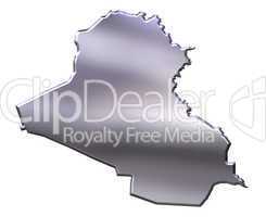 Iraq 3D Silver Map