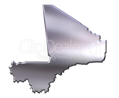 Mali 3D Silver Map