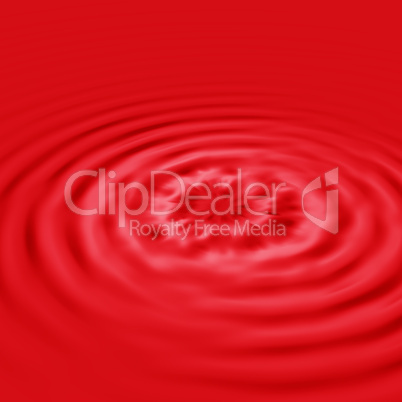 Red Liquid Ripple