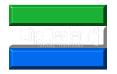 Sierra Leone 3d flag with realistic proportions
