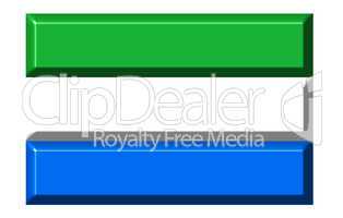 Sierra Leone 3d flag with realistic proportions