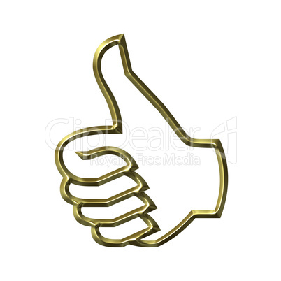 Thumbs Up Success Hand Sign
