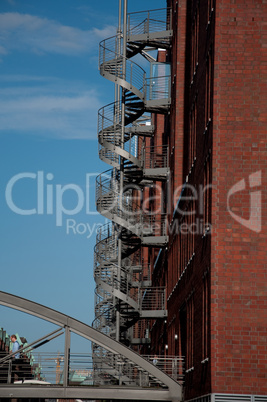 Treppen in der Hamburger Speicherstadt