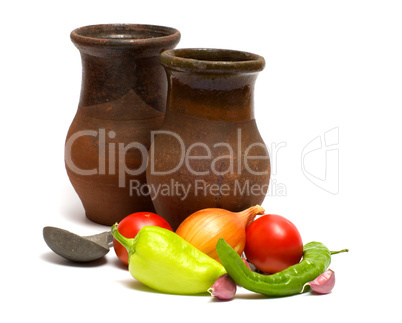 Still Life with an old pitcher.