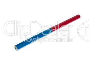 Red and blue pencil