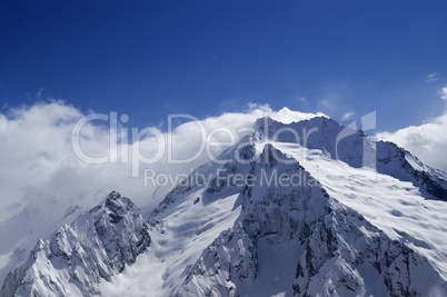 Mountains in cloud