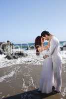 Romantic Couple at the beach