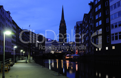 Nikolaikirche & Deichstrasse in Hamburg