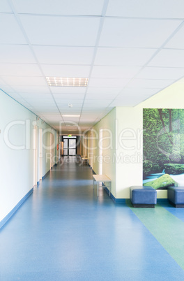 Hall in hospital