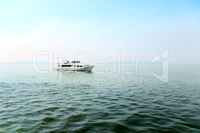 Yacht on water