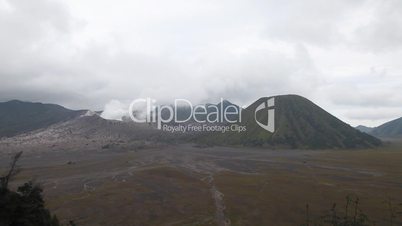 Indonesian volcanos lanscape