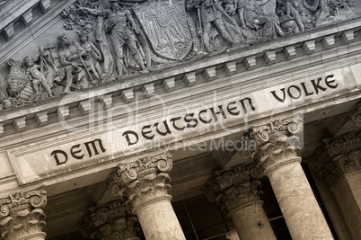 Reichstag Berlin - Dem Deutschen Volke