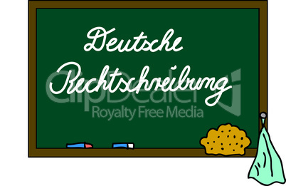 Schultafel Rechtschreibung