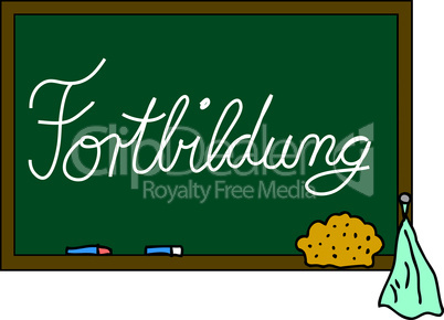 Schultafel Fortbildung