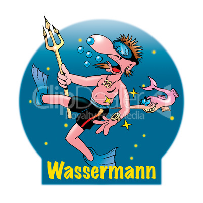 Lustige Sternzeichen: Wassermann