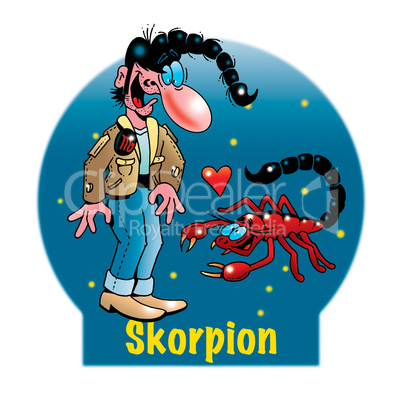 Lustige Sternzeichen: Skorpion