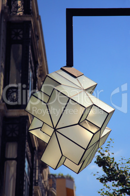 street lantern in Granada, Spain
