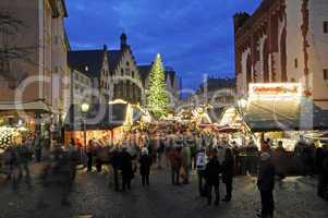 Weihnachtsmarkt auf dem Frankfurter Römer