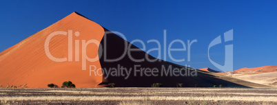 Die roten Dünen des Sossusvlei Die roten Dünen des Sossusvlei