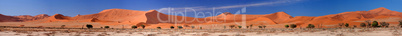 Die roten Dünen des Sossusvlei Die roten Dünen des Sossusvlei