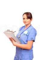 Nurse in laboratory