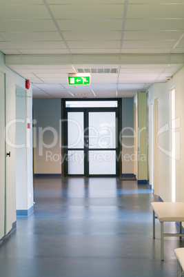 Hall in hospital