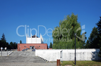 Building of crematorium