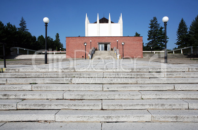 Building of crematorium