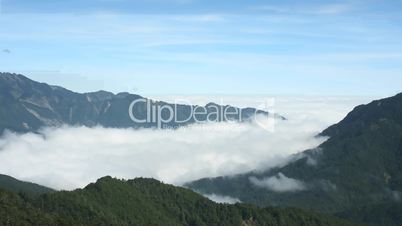 Time lapse cloudscape