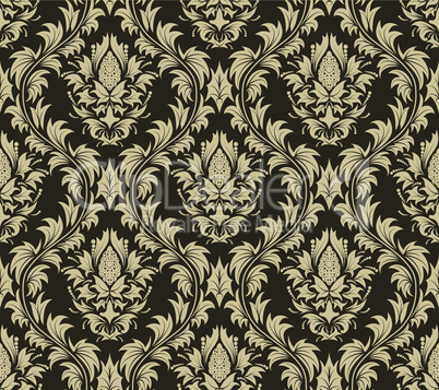 seamless damask pattern