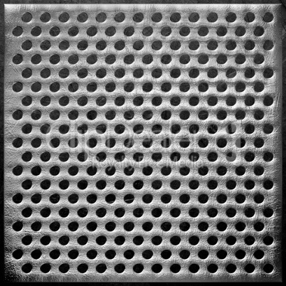 Steel dotted metal background